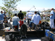band at outdoor performance