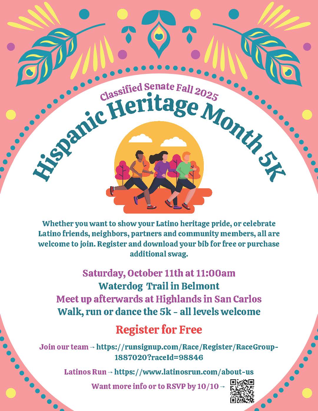 image of hispanic heritage month 5K event