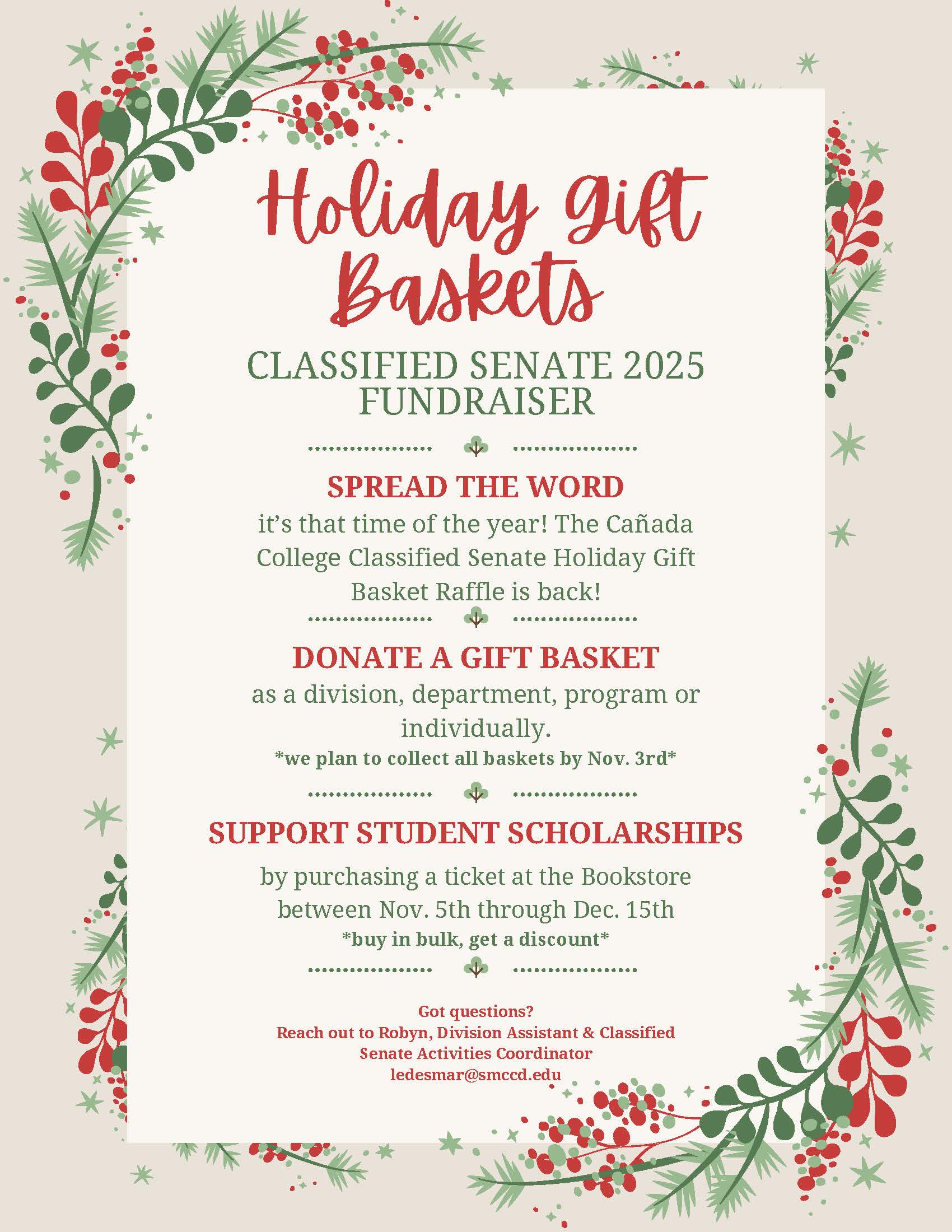 image of winter holiday baskets