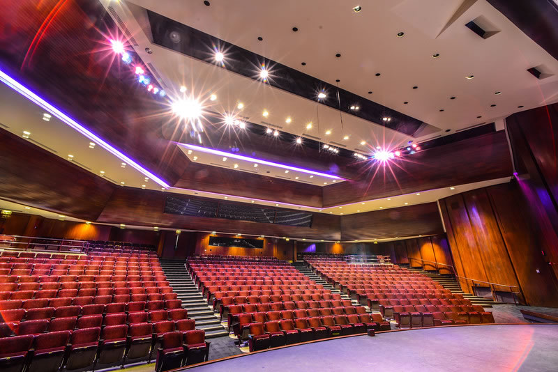 Stage view of the theatre