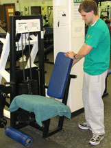 place towel on machines