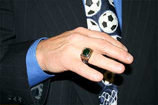 2012 Inductee, Jim Zylker’s HOF ring