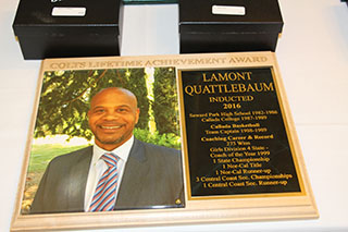 Lamont Quattlebaum Plaque