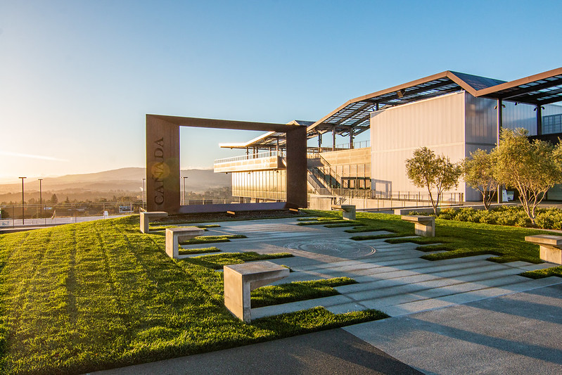Cañada frame at sunrise