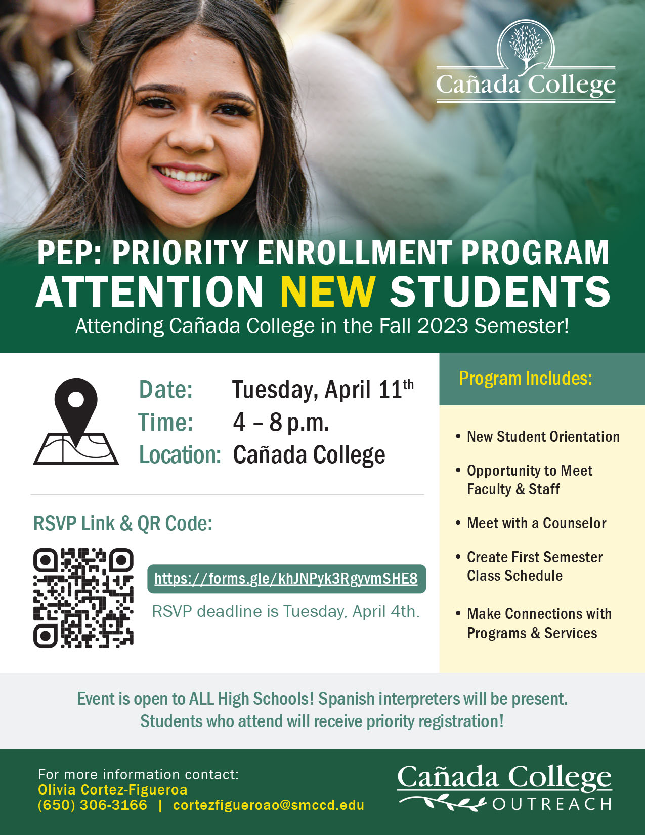 PEP new student orientation