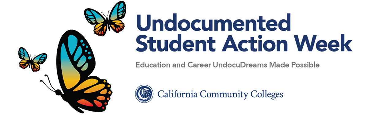 banner for undocumented student action week, october 16-20, 2023